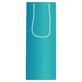 Metallic Blue Geschenktüte Für Weinflaschen