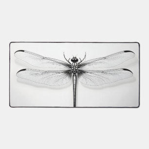 Metallic Dragonfly Desk Mat - Stilvoll & funktione Schreibtischunterlage