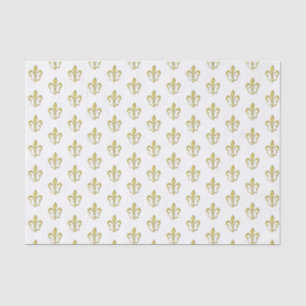 Metallic Gold Lilie Tissue Paper Seidenpapier