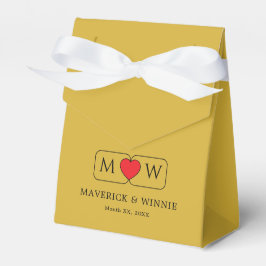 Metallic Gold Small Zent Fevor Box für Hochzeiten Geschenkschachtel