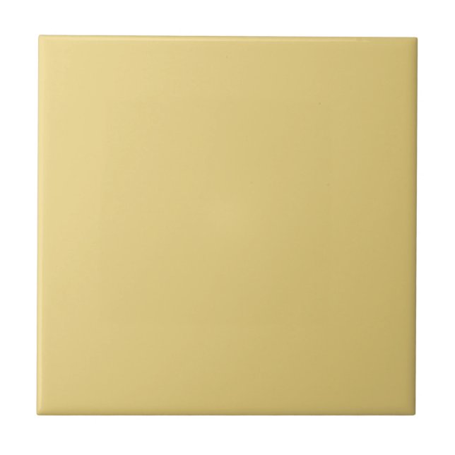 Metallic Gold Solid Color Tile Fliese (Vorderseite)