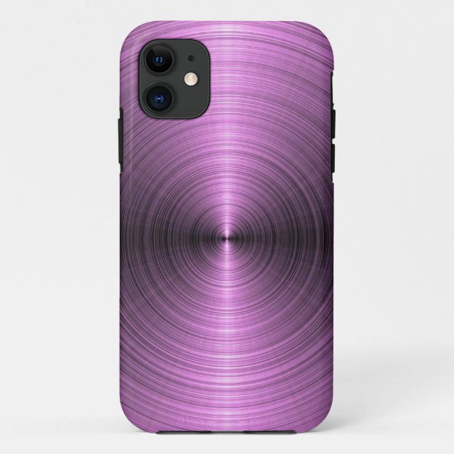 Metallic Mauve Case-Mate iPhone Hülle (Rückseite)
