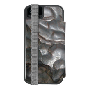 Metallic Meteorite Rock Print, Incipio Watson™ iPhone 5 Geldbörsen Hülle