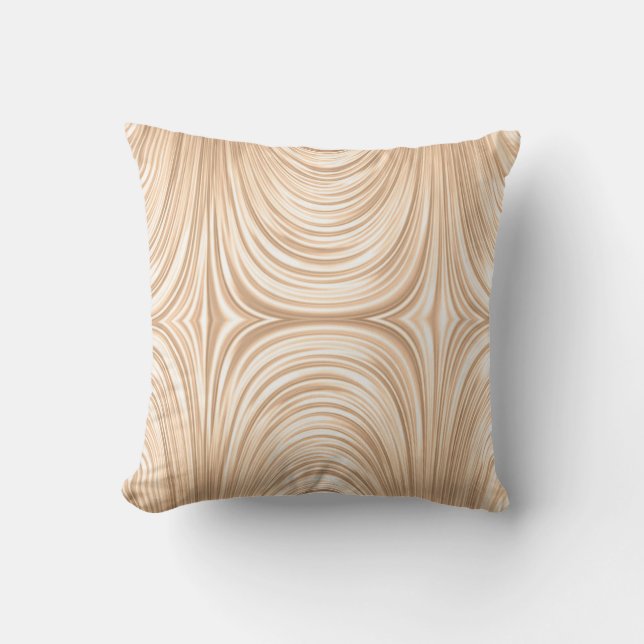 METALLIC SATIN CHAMPAGNE PILLOW KISSEN (Vorderseite)