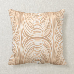 METALLIC SATIN CHAMPAGNE PILLOW KISSEN