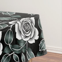 Metallic Silver Roses With Dark Green Leaves