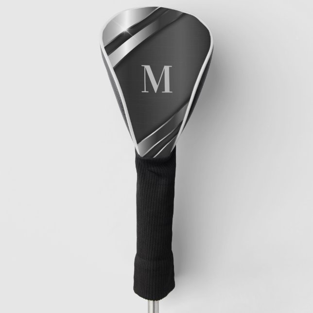 Metallic Texture Monogram Golf Headcover (Vorderseite)