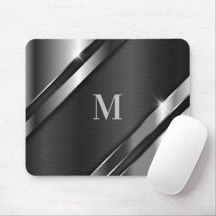 Metallic Texture Monogram Mousepad