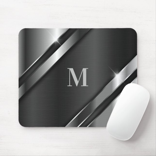 Metallic Texture Monogram Mousepad (Mit Mouse)