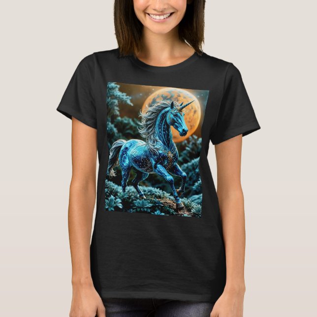 Metallic Unicorn T-Shirt (Vorderseite)