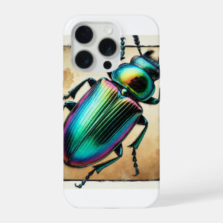 metallic woodboring beetle 141024IREF236 - Waterco iPhone 15 Pro Hülle