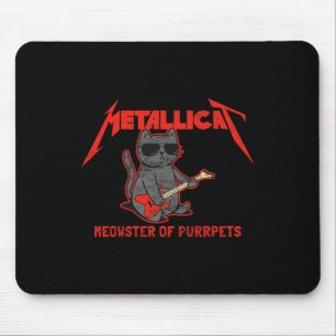Metallicat Meowster of Purpets - Funny Cat Mousepad