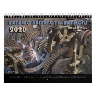 METALLIKISCHE ABSTRAKTE DIMENSIONEN - Mauerkalende Kalender