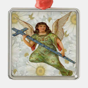Métallique Envoi du message Angel Ornement