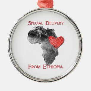 Métallique Ornement d'adoption de l'Ethiopie