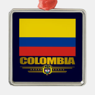 Métallique Ornement "de fierté de la Colombie"