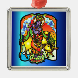 Métallique Ornement de Krishna
