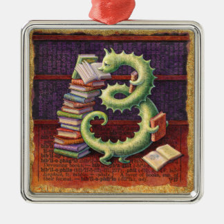 Métallique Ornement de rat de bibliothèque : Bibliophile