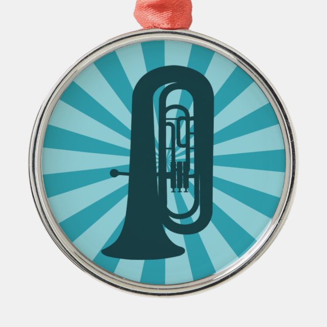 Métallique Ornement de Starburst Tuba (Devant)