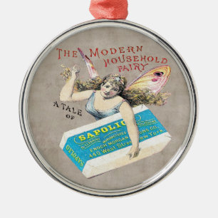 Métallique Ornement féerique de savon