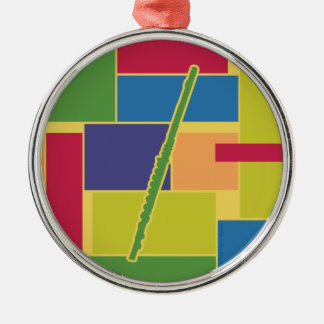 Métallique Ornement Flûte Colorblocks