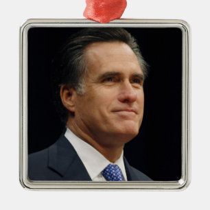 Métallique Ornement Mitt Romney