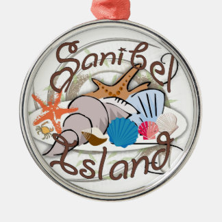 Métallique Sanibel Island Florida ornement design de coquilla