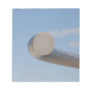 Metallisch blaue Himmel Notizblock