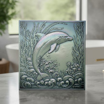 Metallisch Iriszierender Delfin ID1223