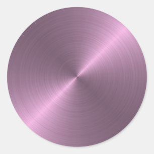 metallisch Lila Runder Aufkleber