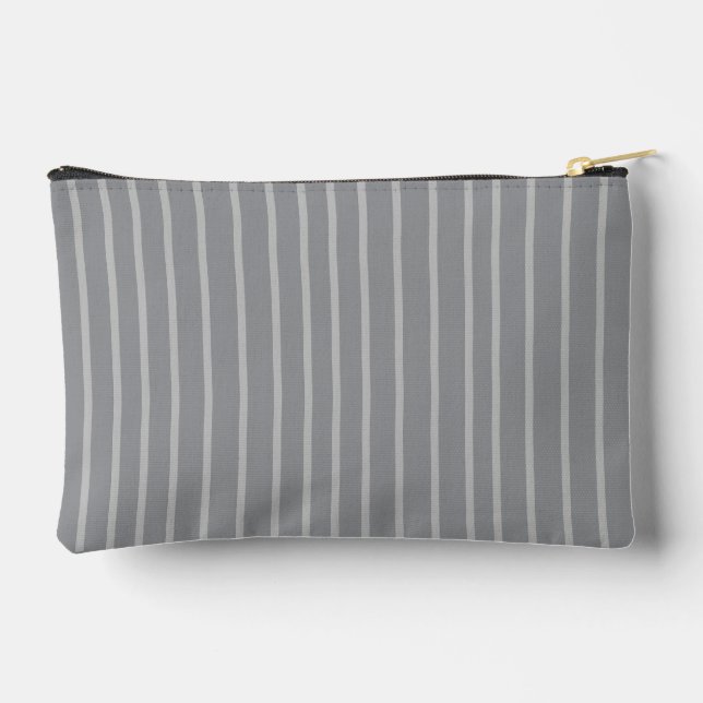 Metallisch Silber Zubehörtasche (Rückseite)