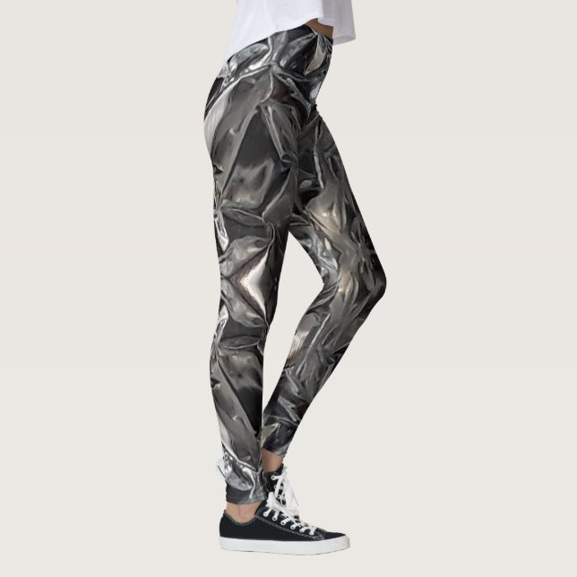 Metallische Abstract 101 Leggings (Rechts)
