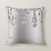 *~* Metallische AP7 Tropfen Dripping GLITZER SILVE