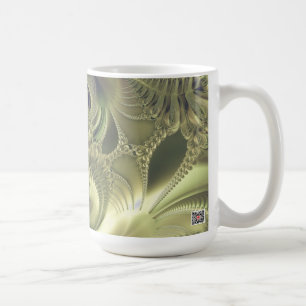 Metallische Blätter Kaffeetasse