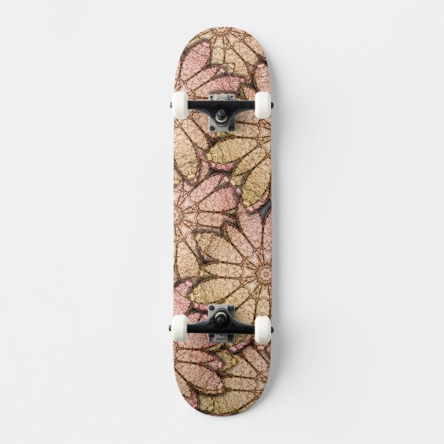 Metallische Blume Skateboard (Vorderseite)