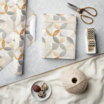 Metallische geometrische Formen Modernes Muster