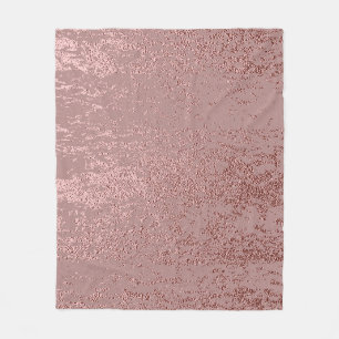 Metallische goldene Textur, Quarz aus Rose. Fleecedecke