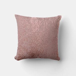 Metallische goldene Textur, Quarz aus Rose. Kissen