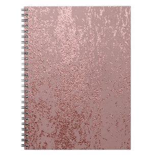 Metallische goldene Textur, Quarz aus Rose. Notizblock