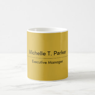 Metallische Goldfarbe elegant schlicht minimalisti Kaffeetasse