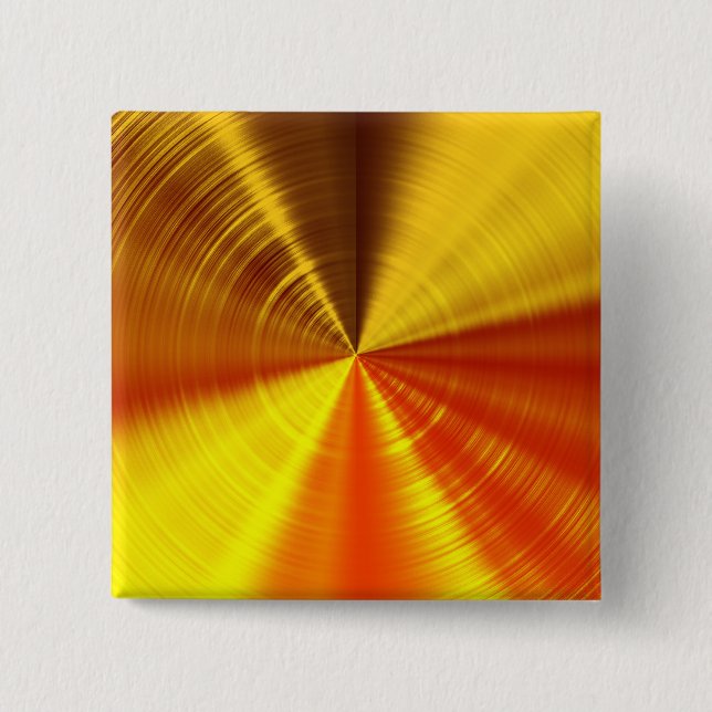 Metallische Goldspirale Button (Vorderseite)