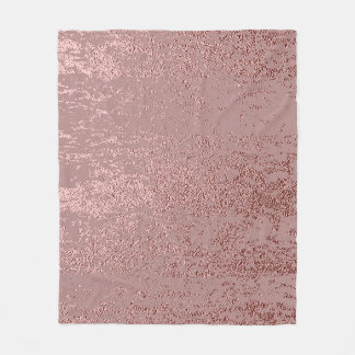 Metallische Goldtextur, Rosenquarz. Fleecedecke