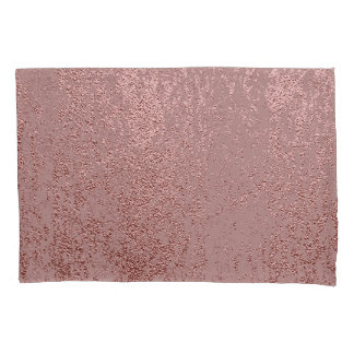 Metallische Goldtextur, Rosenquarz. Kissenbezug