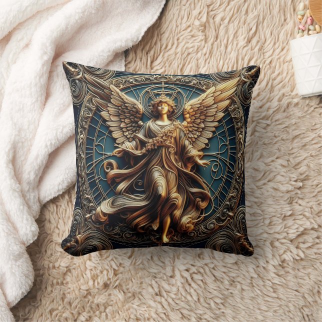 Metallische Imitate Hilfsmittel Engel Art Throw Ki Kissen (Decke)