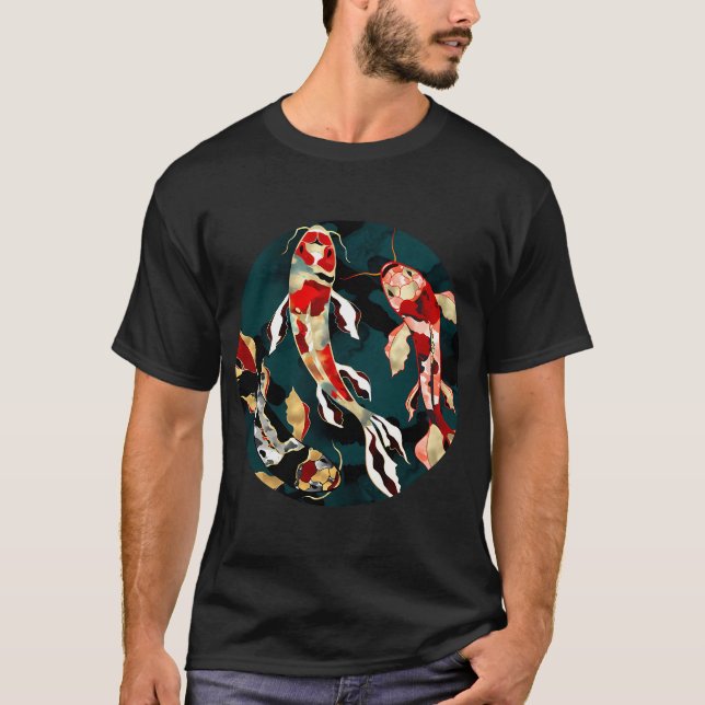 Metallische Koi T-Shirt (Vorderseite)