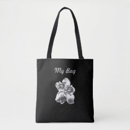 Metallische Magnolia-Blume auf der gesamten Tasche