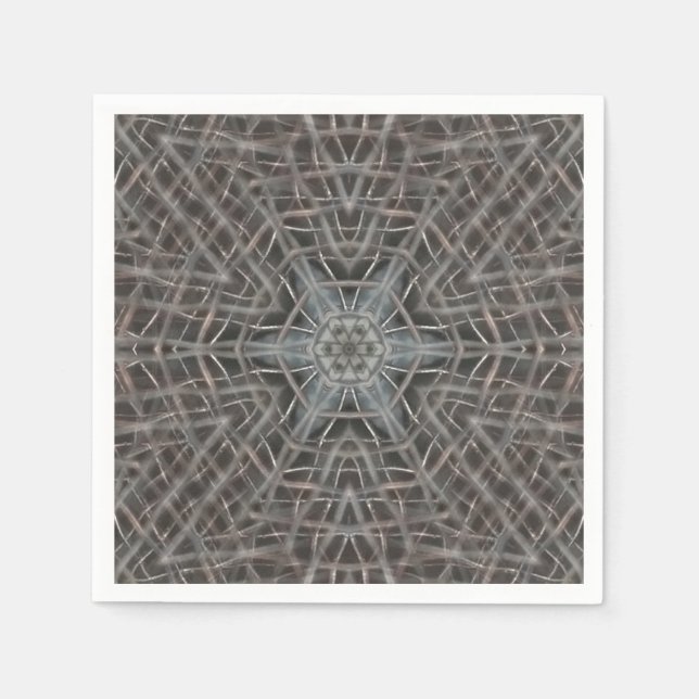 Metallische Metal Mesh Napkins Serviette (Vorderseite)