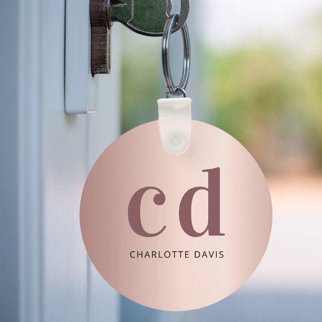 Metallische Metallic-Metallic-Initialen aus Rose Schlüsselanhänger (Von Creator hochgeladen)