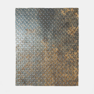 Metallische Oberfläche, reflektierende Textur Hint Fleecedecke