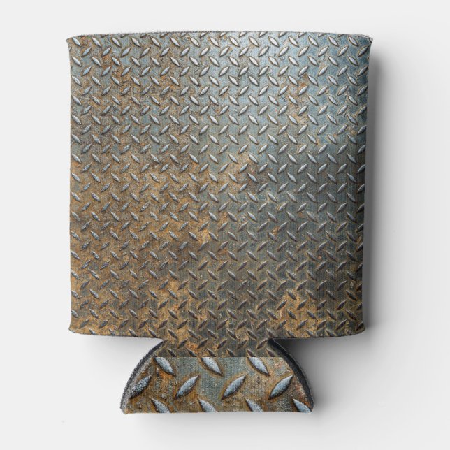 Metallische Oberfläche, reflektierender Texturhint Dosenkühler (Vorderseite)